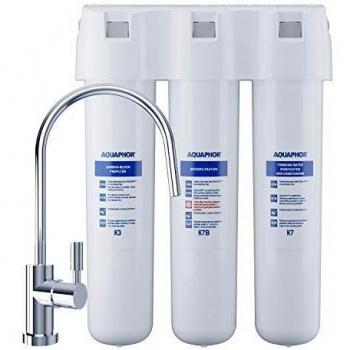 Filtro de Agua Aquaphor con Carbón Activado - 3 Niveles - 2,5 L/min - Grifo
