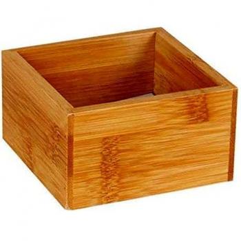 Confortime - Caja ordenacion bambú 9x9x5 cm