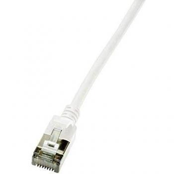 LogiLink CQ9011S Networking Cable, White, 0.3 m, Cat6a U/FTP (STP)