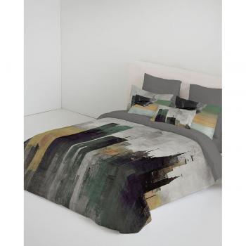 Funda Nórdica Estampada de Microfibra Extrasuave con 1 o 2 Fundas de Almohada para Cama de 90/105/135/150/180 cm - Modelo CANVAS