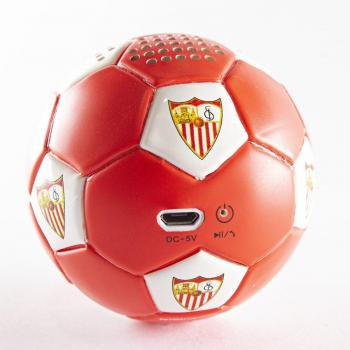 Altavoz Bluetooth Inalámbrico - Balón de Fútbol Sevilla FC Rojiblanco