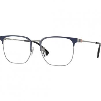 Burberry BE1383D Asian Fit 1003 Men's Eyeglasses Blue Size 55 (Frame Only) - Blue Light Block Available