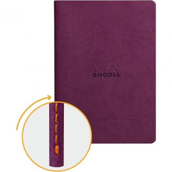 Cuaderno Rhodiarama A5 Dot Violeta con Costura en Lomo