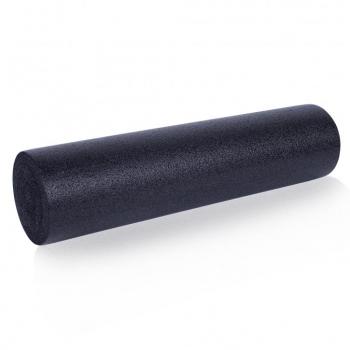 Rodillo de Pilates y Yoga 60x15cm - Espuma para Auto-masaje y Entrenamiento Multifuncional en Negro