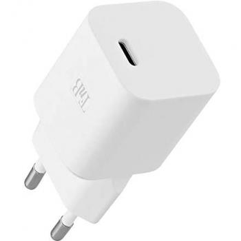Cargador de pared USB-C 30W Power Delivery con puerto adicional USB-A - Blanco