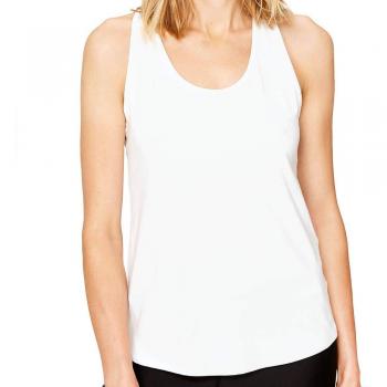 Lolë Fancy 2 Camiseta de Tirantes, Mujer, Blanco