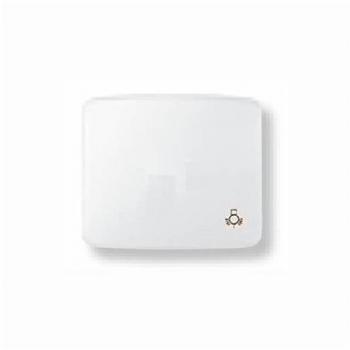 Tecla pulsador luz serie Arco blanca alpina Niessen 8204.2 BA