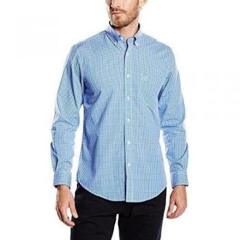 Cortefiel Awatti Vichy Classic B/D Camisa, Hombre, Azul
