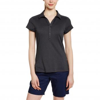 Columbia Funktionspolo Shadow Time Polo Camiseta, Mujer, Negro