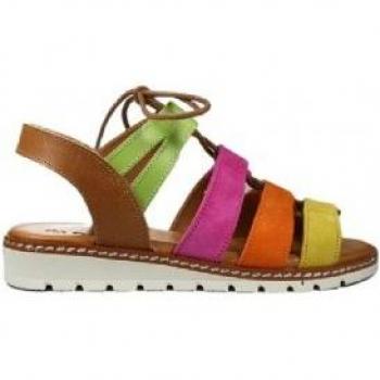 Sandalias de cuña multicolor para mujer Chika10