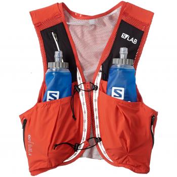 SALOMON Bag S/Lab Sense Ultra 8 Set - Bolsa de hidratación, Unisex Adulto, Rojo