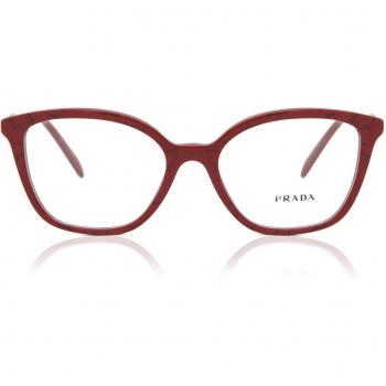 Prada PR 02ZV (ROJ1O1) Women's Eyeglasses Red Size 54 - Blue Light Block Available