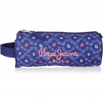 Pepe Jeans Topos Print Neceser de Viaje, 1.86 Litros, Color Azul