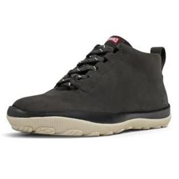 Botines Camper Peu Pista GM GORE-TEX de piel para mujer, color gris grafito, talla 36, con cordones y diseño casual