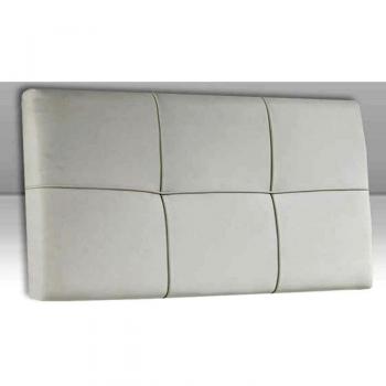 Adec - Cabezal polipiel square para colgar 100 x 55 cm, color Blanco