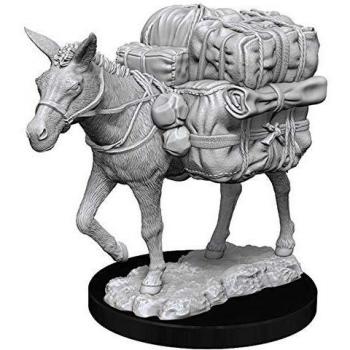 Wizkids Deep Cuts Unpainted Miniatures Pack Mule Pack de 6