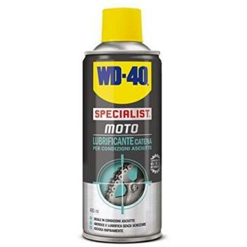 Lubricante Spray para Cadena de Moto WD-40 Specialist 400 ml - Ideal para Condiciones Secas
