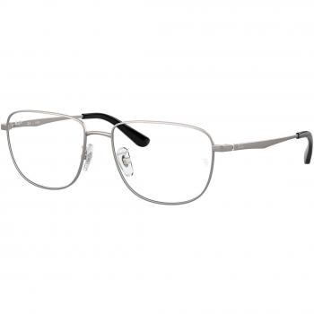 Ray-Ban RX6523D Asian Fit 2620 Men's Eyeglasses Gunmetal Size 56 (Frame Only) - Blue Light Block Available
