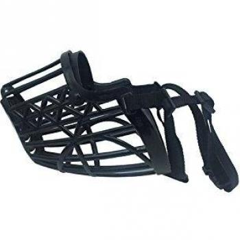 Groom Professional Plastic Cage Stop Anti BarkBite Dog Muzzle
