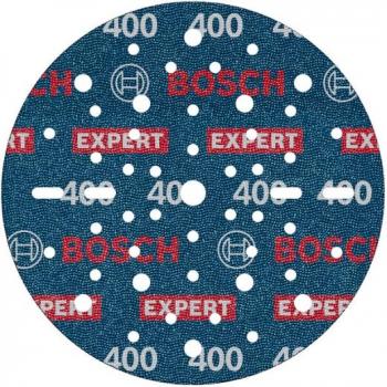 Disco de Lija para Lijadora Excéntrica Bosch Expert O780, 150 mm, Grano 400, Pack de 50 Unidades