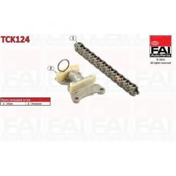 Kit de cadena de distribución FAI AutoParts TCK124 - incluye todas las piezas necesarias para la instalación, fabricado con materiales de alta calidad, diseñado para un rendimiento óptimo y durabilidad, compatible con una amplia gama de vehículos