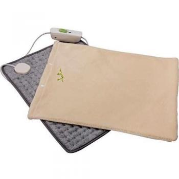 Jata PH20 Manta eléctrica. Mando regulador. 4 niveles. Calor inmediato. Flexible, suave y transpirable. Medidas 53 x 41,5 cm. Funda extraíble y lavable. Dexconexión automatica de seguridad.