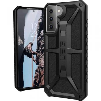Funda UAG Monarch para Samsung Galaxy S21 Plus 5G - Protección Resistente, Color Negra, Diseño Duradero, Materiales de Alta Calidad, Protección contra Caídas y Golpes