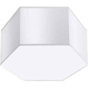 Plafón Sunde Decorativo PVC blanco 2 bombillas 15,5cm