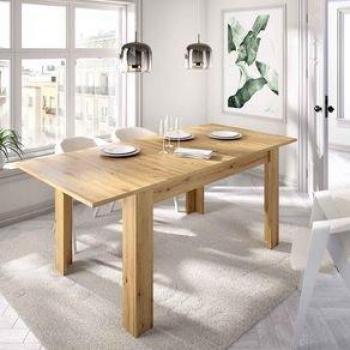 Mesa de comedor extensible Dine 77x140-190x90 cm