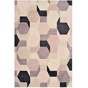 vidaXL Alfombra Estampada Multicolor 120 x 170 cm Poliéster