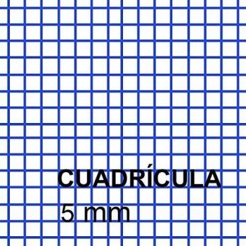 Liderpapel Cuaderno Espiral A4 Micro Executive Tapa Plástico 100H 80 g/m² Cuadro 5Mm 5 Separadores Con Gomilla Plata
