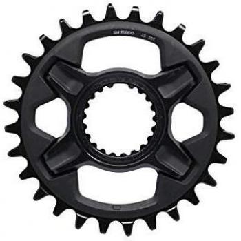SHIMANO Plato 28D XT para FCM8100/FCM8130 12X1 Ciclismo, Adultos Unisex, Multicolor