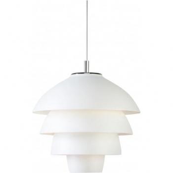 Lámpara colgante de techo Valencia en Metal y Blanco Mate, Diámetro 31,8 cm, E27, 1 luz