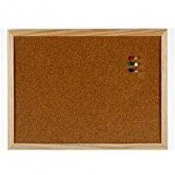 Bi-Office MC010012010 400 x 300 mm Wood Frame Cork Notice Board