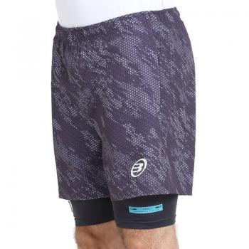 Shorts de Padel para Hombre Bullpadel Malpi Negro Carbón