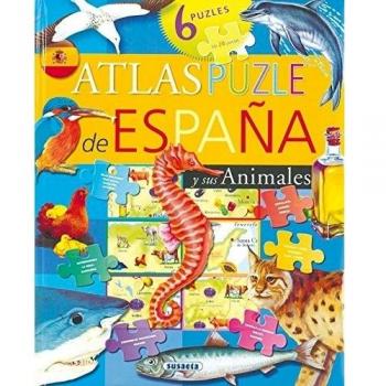 Atlas puzle de España y sus animales - AA.VV