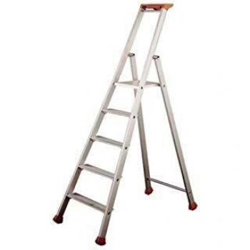 Escalera Profesional de Aluminio Tubesca-Comabi MP Pro - 9 Peldaños - Altura Máxima de Trabajo 3.98 m