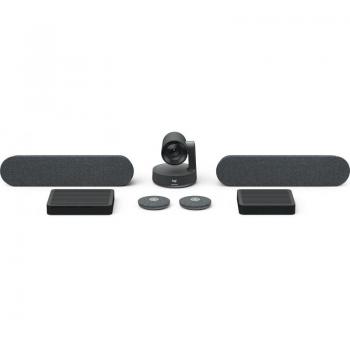 Logitech Tap Raptmstlnv2 - Sistema de videoconferencia en grupo 4K Ultra HD para Microsoft Teams Rooms, incluye conectividad Ethernet