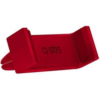 Soporte de Coche Universal para Smartphone hasta 80mm con Clip Rojo TESUNSUPCLIPR SBS
