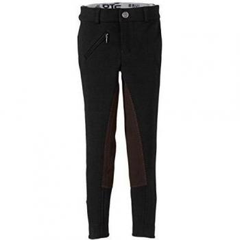 RTS Priamos - Pantalones de equitación para niños negro negro y marrón Talla:140