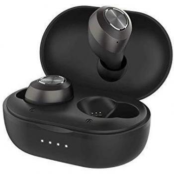 Lenovo HT10 Pro True Wireless Earbuds, Bluetooth 5.0, Deep Bass, HD Stereo Sound, Noise Cancelling, Gaming Headset - Black