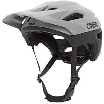 O'NEAL | Casco para Bicicleta de montaña | Enduro All-Mountain | Sistema de Ajuste de Tallas, Norma de Seguridad EN1078 | Casco Trailfinder Split | Adultos | Gris | Talla S/M