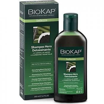 Biokap Champu Detox With Black Clays And Charcoal 200 ml - 100 g
