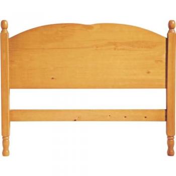 Cabecero de Pino Macizo para Somier de 90 cm, Color Miel, Serie Canet, Medidas: 98.5x90x2 cm
