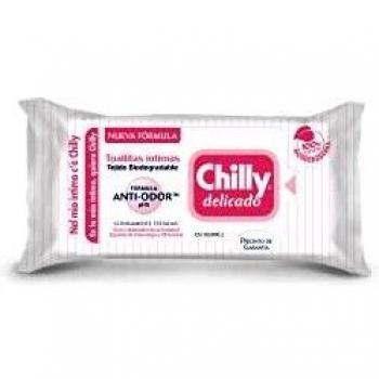 Chilly Delicate Pocket Intimate Wipes Soft Formula 12 Units