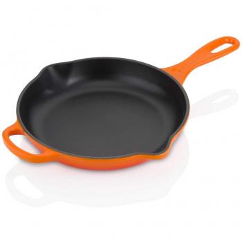 Le Creuset -Sartén Skillet Lisa de Hierro Colado Esmaltado, 23 cm, color Volcánico