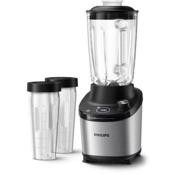 Batidora Philips 7000 Series HR3760/10 - Alta Velocidad, 1500 W, Capacidad de 2 L, Tecnología ProBlend Ultra, Tritura Hielo