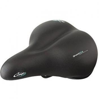 Gel Comfo Bioflex, señoras sillín bobina Negro negro