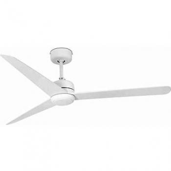 Ventilador de techo Nuu blanco con 3 palas y control remoto de 33 cm