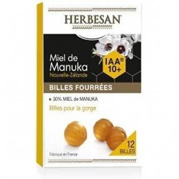 Perlas de Miel de Manuka IAA 10+ - 12 Perlas Gusto Natural